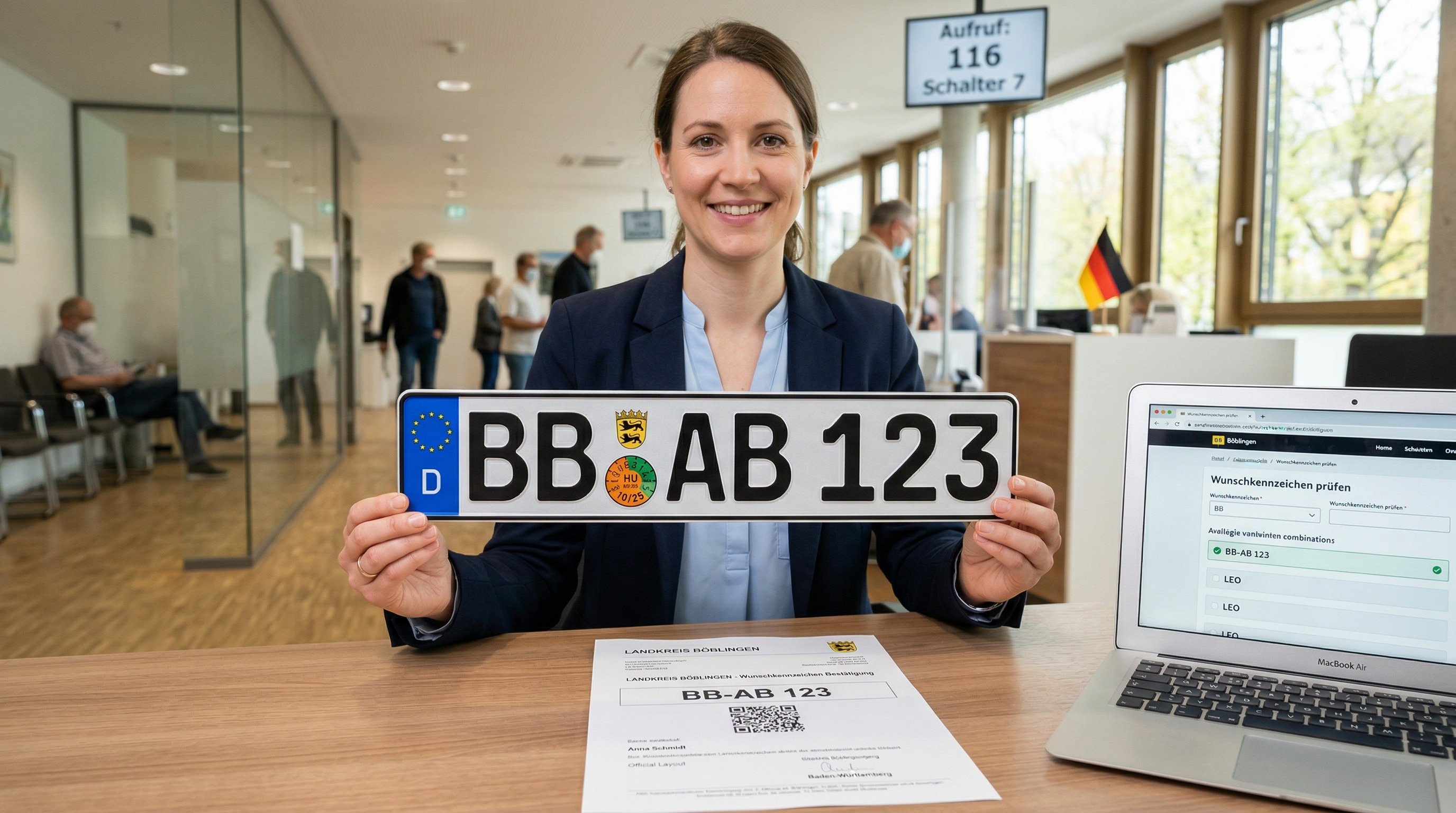 Wunschkennzeichen Böblingen